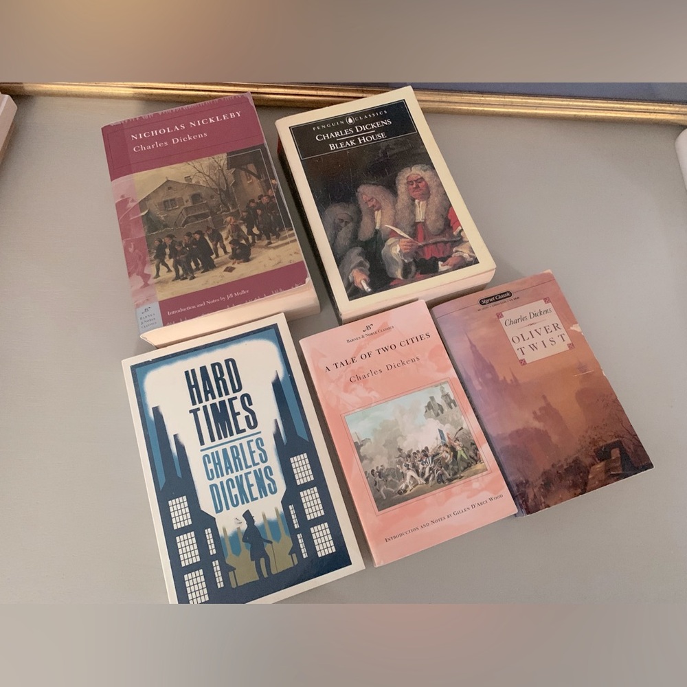 Collection of Classic Charles Dickens Paperback Books GUC Oliver Twist Etc